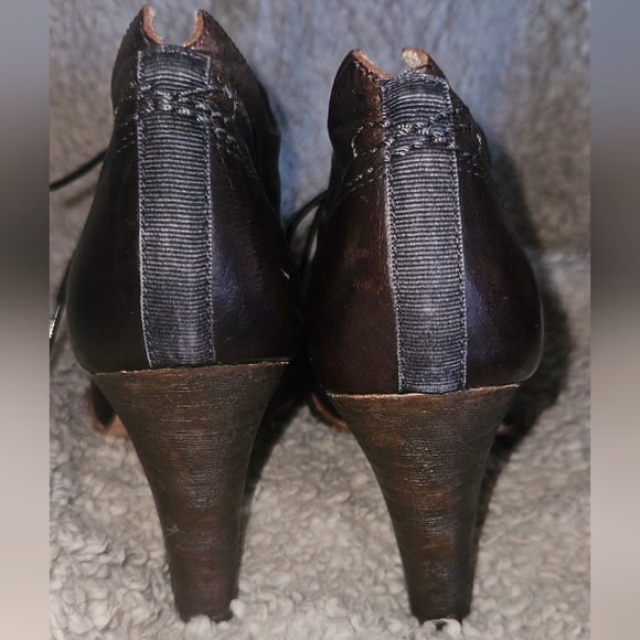 Timberland Boot Company Vintage High Heel Boots sz 5M Oxford Booties - Picture 11 of 16